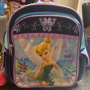 Tinker Bell Kids Backpack - Purple, Teal, Pink